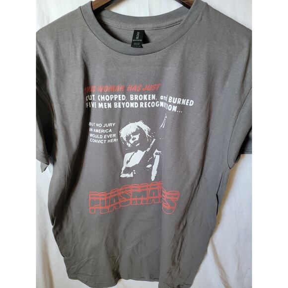 the Plasmatics band t shirt size large asphalt gray - Picture 1 of 2